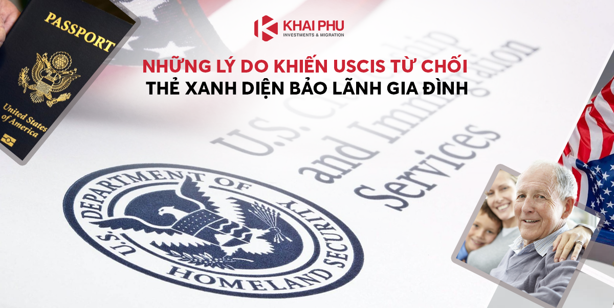 USCIS từ chối thẻ xanh diện bảo lãnh gia đình