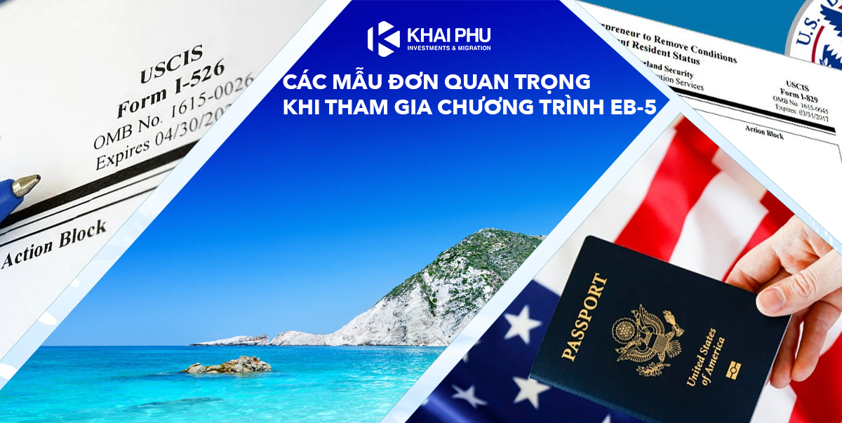 mẫu đơn quan trọng khi tham gia chương trình EB-5