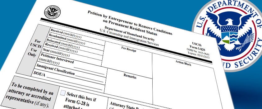 Đầu tư eb5 có phí đơn I-829 là 9.525 USD