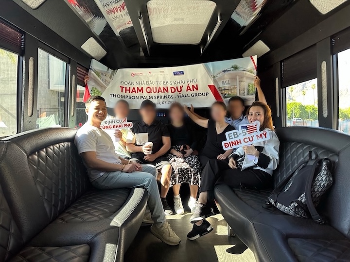 Khai Phú cùng khách hàng tham quan thực tế dự án EB-5 