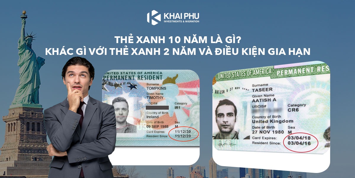 thẻ xanh 10 năm