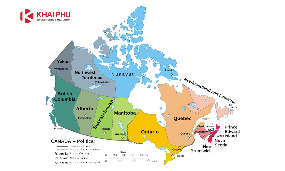 các bang của canada