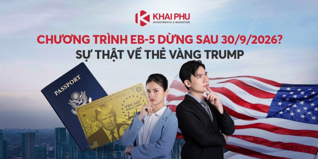 Chương trình EB-5 có thể dừng sau 30/9/2026