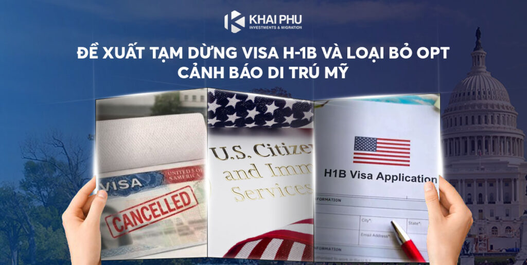 Đề xuất tạm dừng visa H-1B và loại bỏ OPT