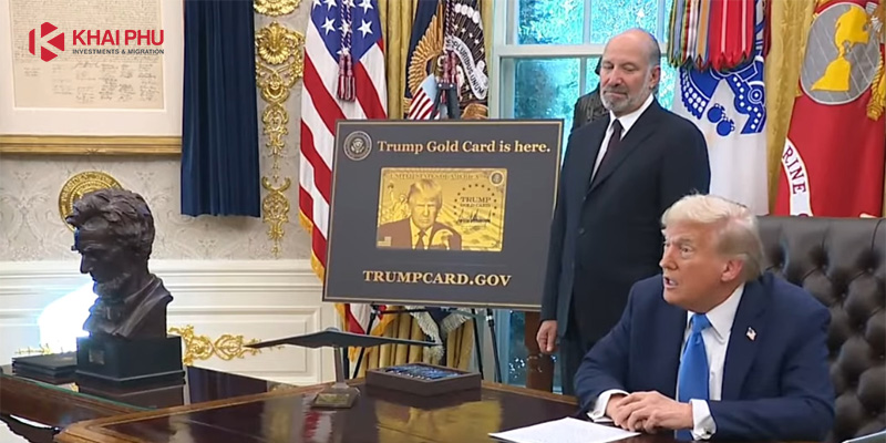 Phê duyệt 1 hồ sơ Trump Gold Card 1 triệu USD đầu tiên