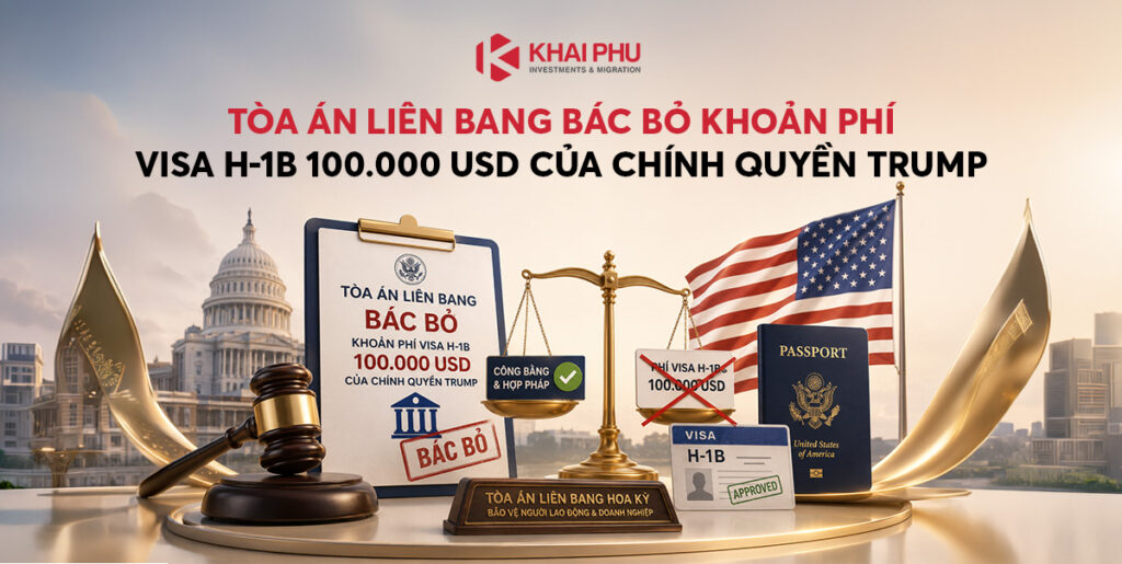 bác bỏ khoản phí visa H-1B 100.000 USD
