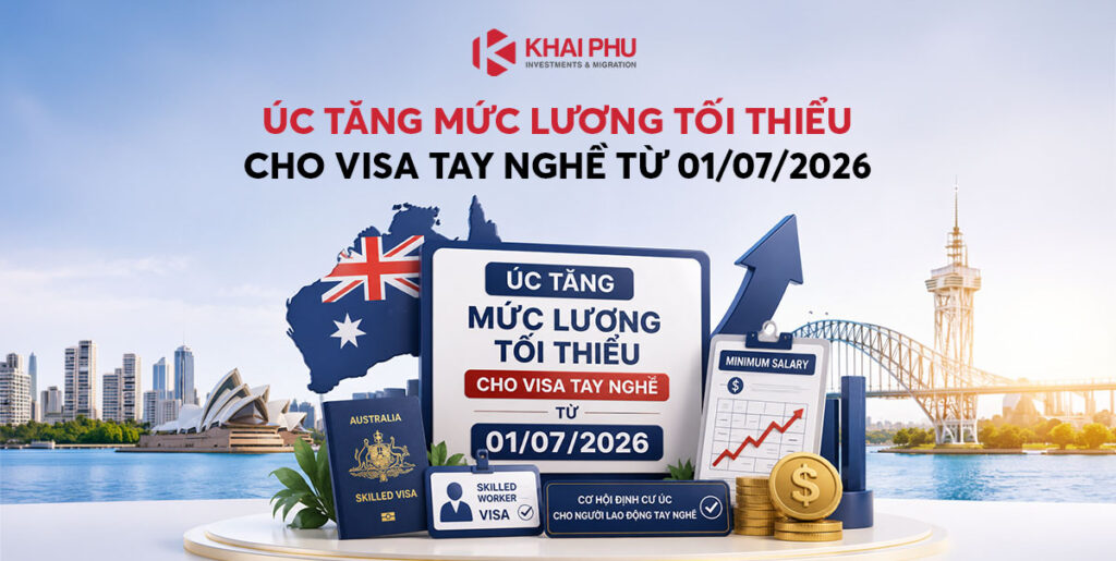 Úc tăng mức lương tối thiểu cho visa tay nghề