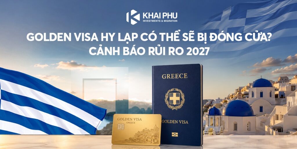 Golden visa Hy Lạp có thể sẽ bị đóng cửa