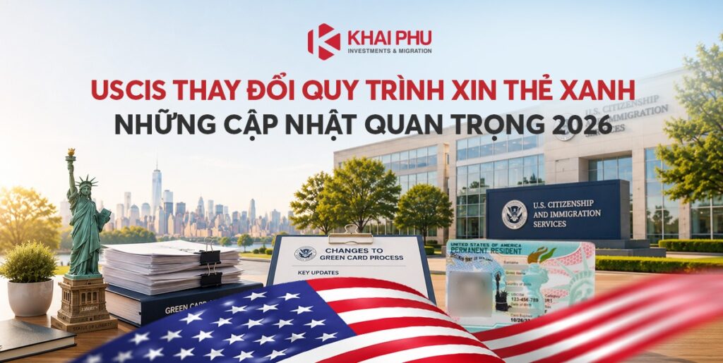 USCIS thay đổi quy trình xin Thẻ xanh