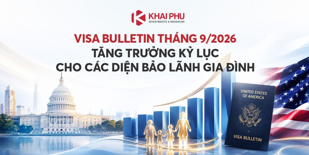 Visa Bulletin tháng 9/2026